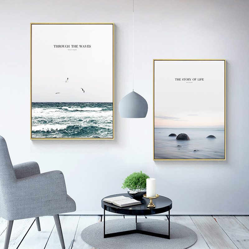 逆光飛翔 北歐裝飾畫小清新藍色風景挂畫海邊客廳餐廳牆壁畫海鷗在類目 家居飾品, 裝飾畫, 現代裝飾畫中 - 來自Buy2taobao.com提供專業的淘寶代購服務
