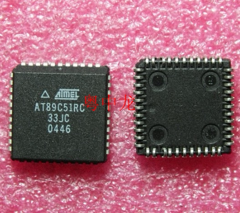 粤中龙 AT89C51RC-33JC PLCC44 全新原装集成IC芯片