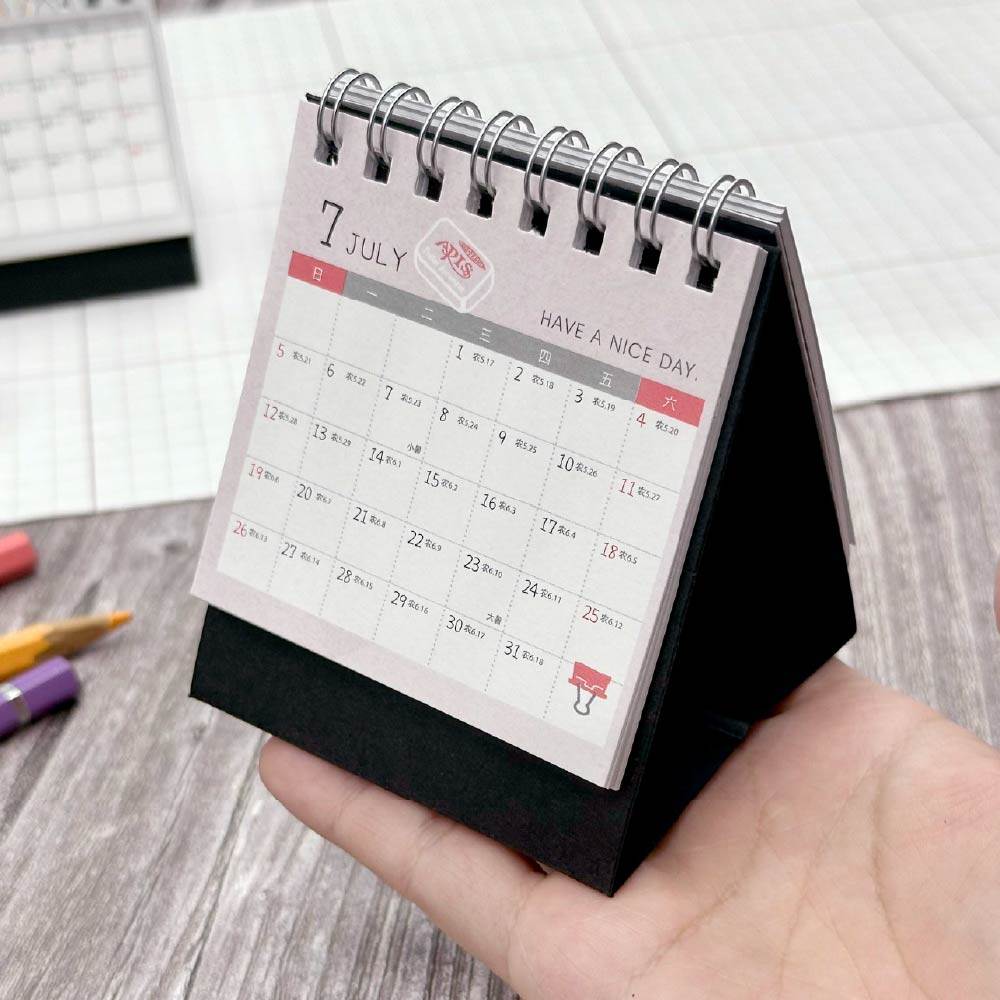 台湾四季迷你小号口袋小台历
