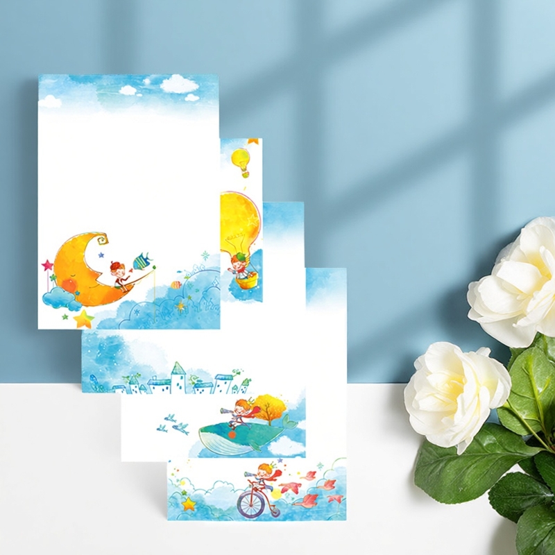 多功能带花边图案的A4彩色打印纸