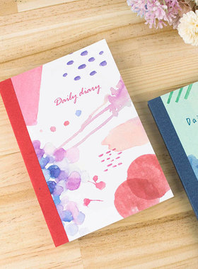 台湾珠友手帐内芯B6横线空白笔记本A5每日记事本A6方格周计划本一日一页手账本补充内页不带日历自填式日程本