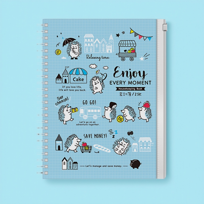 台湾多功能理财本携带可爱日式