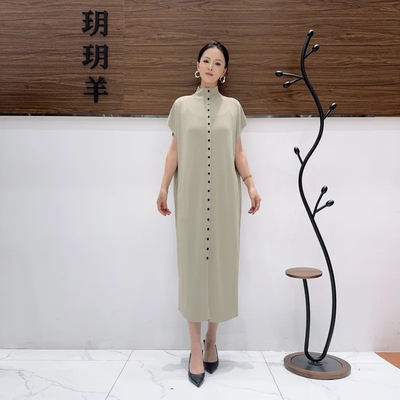 A580【春夏】特调香槟色针织长款提花中长款春夏开衫时尚显玥玥羊