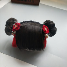Парик 婴幼俜⒘跣履觐儿童主嵝∨演头饰品时尚 Amoy scouring rabbit