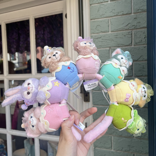 香港迪士尼 2024庆典奥乐米拉玲娜贝儿可琦安达菲毛公仔自搭头饰