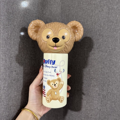 香港迪士尼 达菲水杯 冬季保暖杯 Duffy杯子