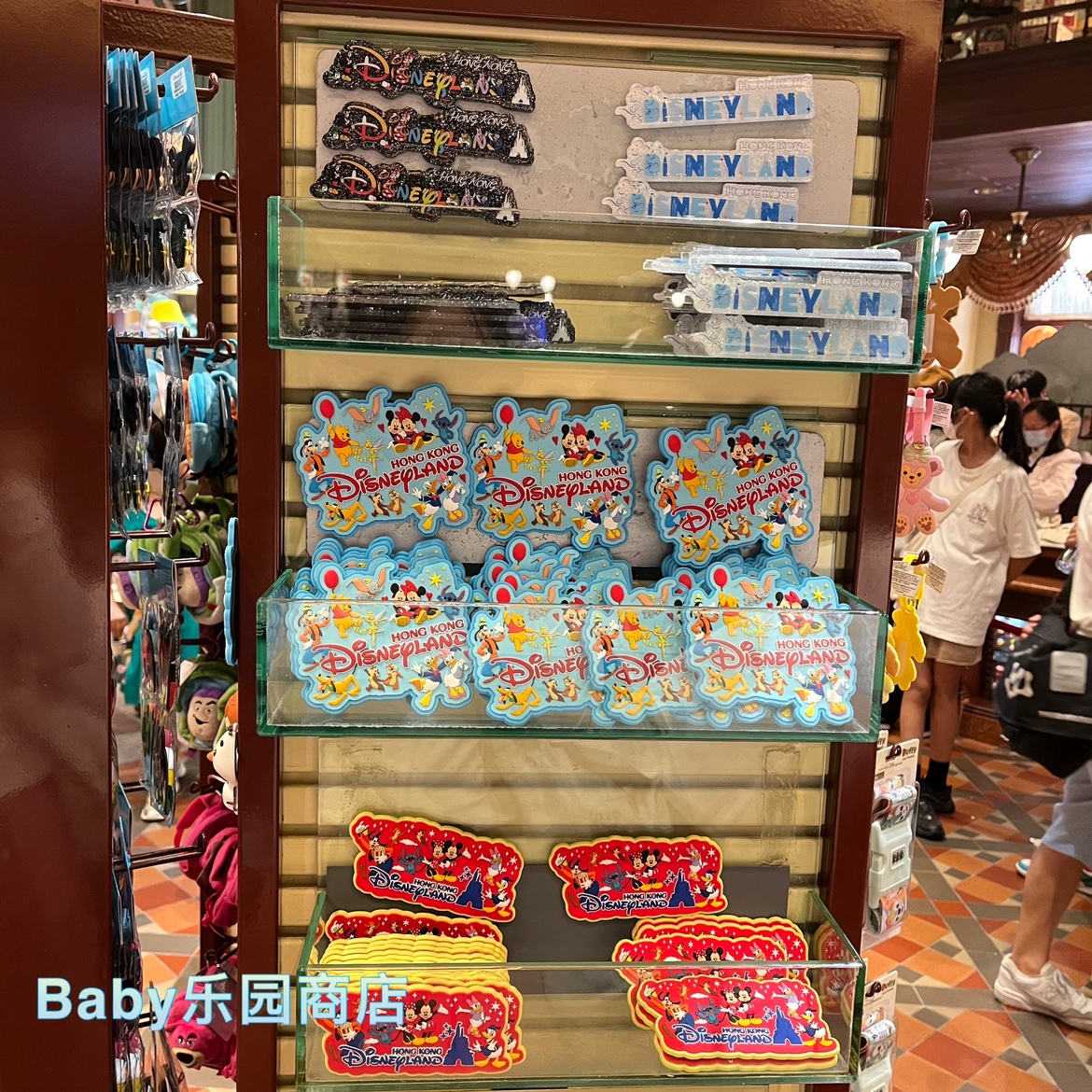 香港迪士尼 米奇米妮维尼唐老鸭黛西齐齐蒂蒂卡通冰箱贴 磁性贴