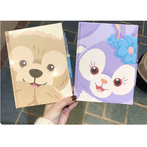 香港卡通水晶笔日记本