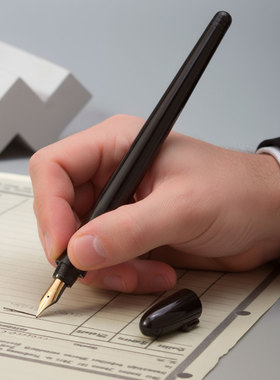 卡利贵妃Calligraphy专业书写钢笔FP50R吸墨器墨胆两用镀金色笔尖