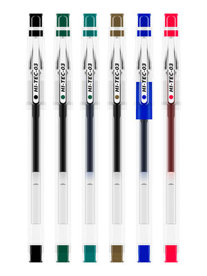 百乐会计极细中性笔0.15