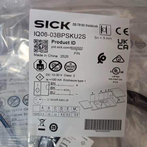 议价-SICK西克接近开关传感器型号IQ0603B