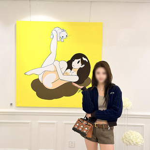 《天野健维纳斯秘境》卧室床头装饰画卡通系酒店客厅玄关挂画