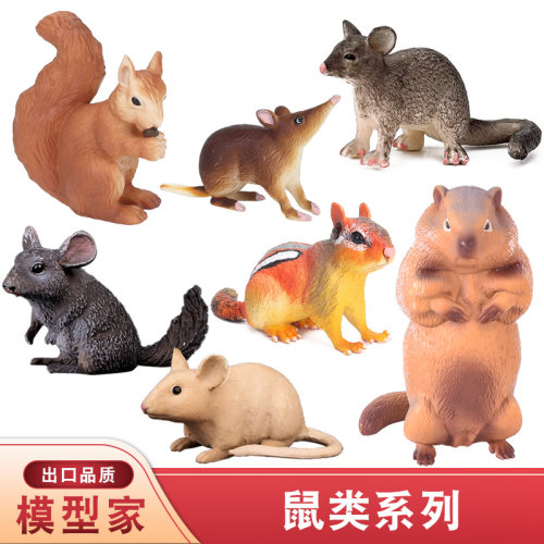 儿童实心野生动物园世界玩具模型