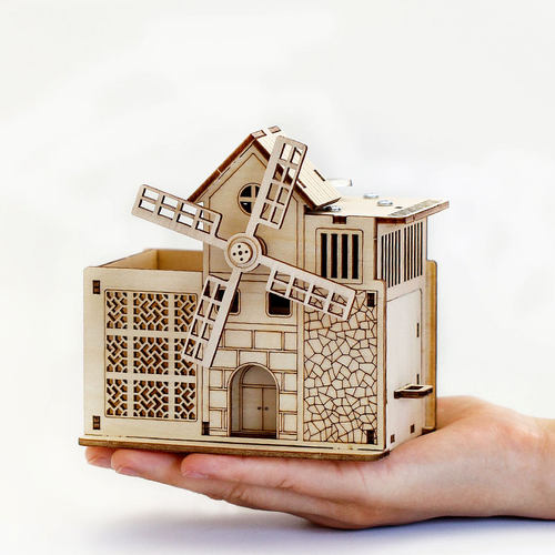 diy手工拼装八音盒体验手工乐趣