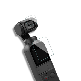 适用dji大疆pocket2保护膜osmo pocket1贴膜灵眸口袋云台相机镜头贴dij2代屏幕钢化配件贴纸屏保osmopocket屏