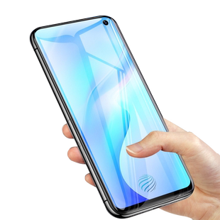 魅族17钢化膜全屏全覆盖meizu17pro手机魁族17p0r保护17p蓝光屏幕71指纹m081q屏保091屏十七的17por贴膜pro17