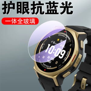 适用华米trex3pro44mm手表膜t-rex3pro44钢化屏幕tex3p保护tx智能表t3表膜屏保贴模amazfit3运动贴膜表面配件