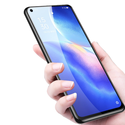 opporeno5k钢化膜解锁reno5k0ppo