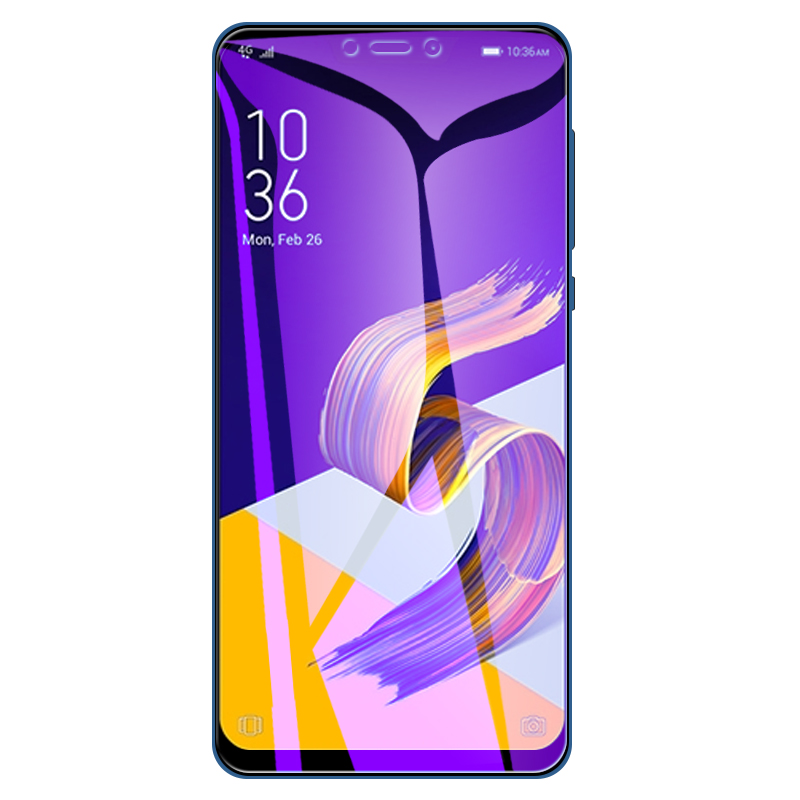 华硕zenfone5z抗蓝光钢化膜ze620kl手机z01rd蓝屏zs620kl贴膜玻璃保护贴防摔asus原厂zen fone全屏五z刚化纲