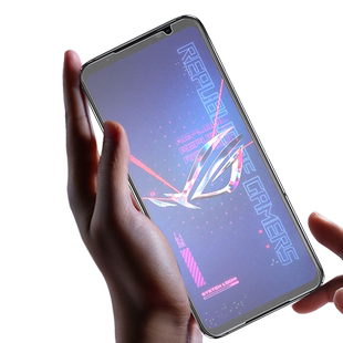 华硕rog6钢化膜rog6pro电竞磨砂rog6p手机rogphone6pr0腾讯r0g6贴模asus败家之眼六mon屏保phone6贴膜por配件