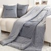 automobile Pillows quilt Dual use multi-function winter thickening Coral Cushion fold Nap blanket keep warm vehicle