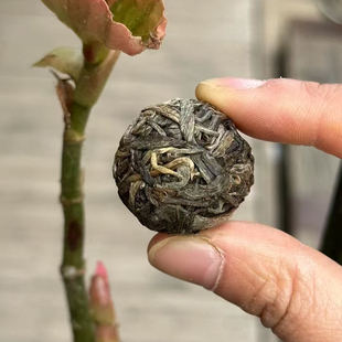 2023年易武天门山普洱茶生茶 龙珠小沱茶散茶高杆国有林茶叶