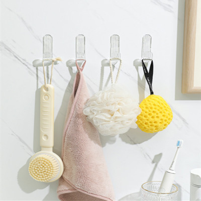 钥匙衣服浴室门后墙壁粘钩亚克力