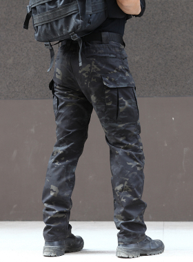 执政官X8户外战术裤男春秋季防水多口袋修身耐磨作训裤工装长裤子