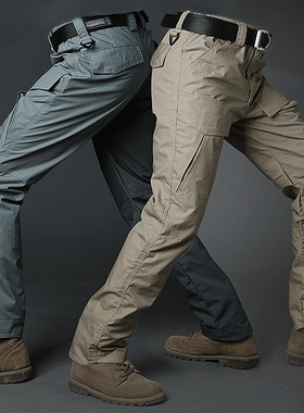 执政官战术裤男夏秋弹力速干裤户外军迷作训裤多口袋作战裤工装裤