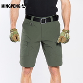 男弹力登山裤 户外军迷五分裤 薄款 工装 子 执政官夏季 裤 战术速干短裤