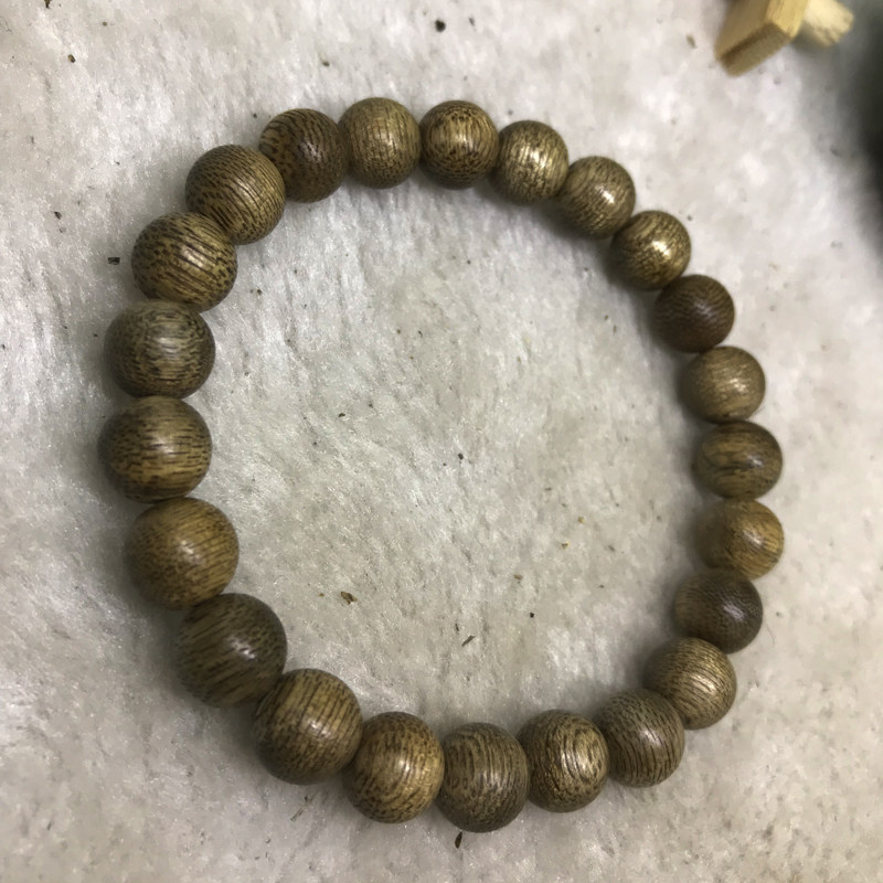 베트남 나트랑 정통 부드러운 실크 침향 비즈 팔찌 8MM 팔찌 충실도 천연 오래된 소재 횡포 한 남성과 여성