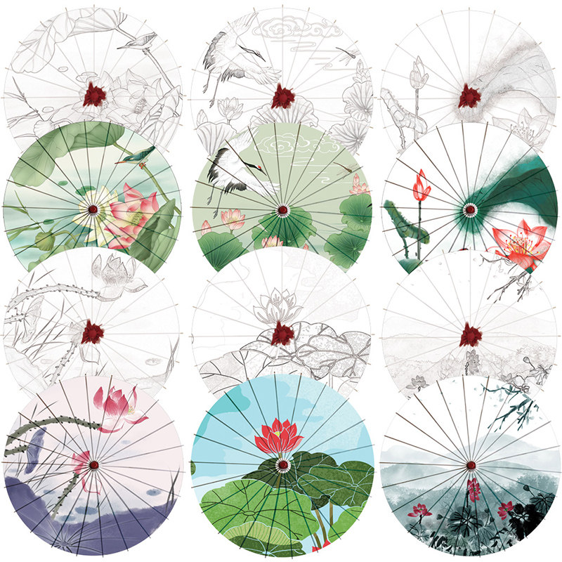 空白油纸伞diy 儿童幼儿园手工制作材料绘画画小雨伞手绘古风道具,家居饰品,工艺伞,淘宝优惠券,粉丝福利购,淘宝优惠卷