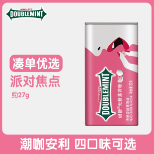 綠箭新品 口氣清新糖果口香糖零食接吻 無糖薄荷糖約鐵27g