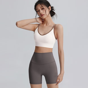 撸铁女孩网球运动套装女羽毛球训练服跑步背心高强度减震健身衣服