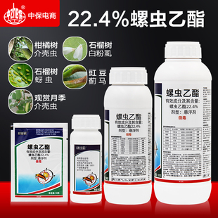 22.4%螺虫乙酯柑橘月季花介壳虫蚧壳虫柑橘螺虫农药杀虫剂