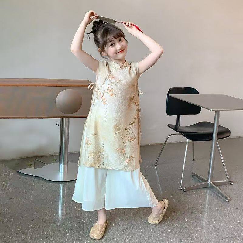 女童夏季旗袍连衣裙2026新款汉服图片