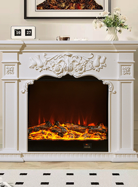 德利轩 定制美式欧式壁炉电视柜电子仿真火1.5米电壁炉装饰柜家用