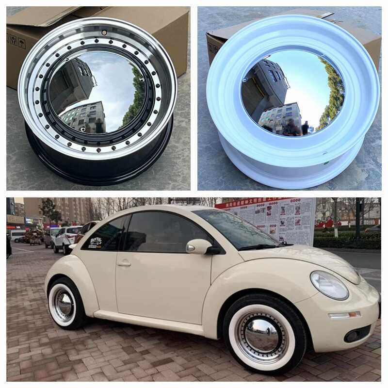 适用于甲壳虫轮毂漫步者缤果雨燕改装镜面轮毂五菱糯玉米欧拉铝轮