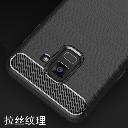适用三星A8 2018手机壳A8 Plus   A8+保护套SM-A730X全包壳A530X防摔软壳SM-A530F/DS简约男女款硅胶套
