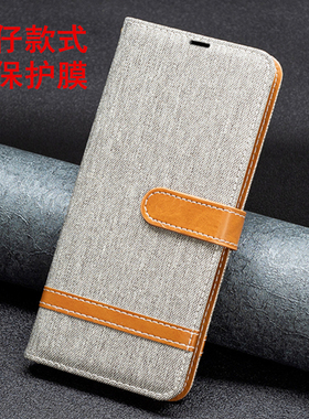适用于三星A50牛仔布A20手机壳Galaxy A30S保护套A5050翻盖A30皮套A505F钱包款A50S男女款A205F/DS外壳插卡式