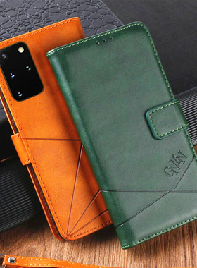 适用三星Note20Ultra翻盖皮套S20+全包S20FE手机壳S20ULTRA插卡G9880 780F/DS M-N986B男女G9810 9860保护套