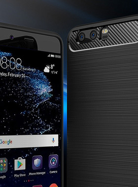 适用于华为P10手机壳VTR-AL00保护套P10plus硅胶套VKY-AL00软壳P10lite潮男全包壳轻薄外壳女款新潮个性简约