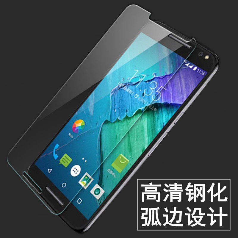 适用MOTO X Style钢化膜X Force手机玻璃膜XT1570 XT1575 XT1585贴膜屏幕保护膜高清膜防爆膜