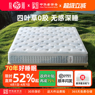 龙凤床垫 新世界 席梦思天然乳胶弹簧床垫生物基记忆棉卧室双人