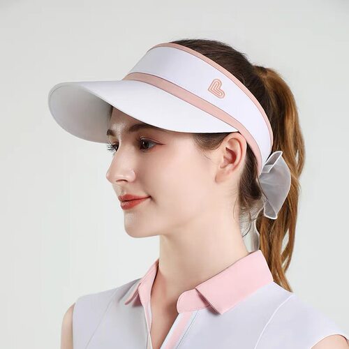 LoveGolf高尔夫空顶帽蝴蝶结防晒