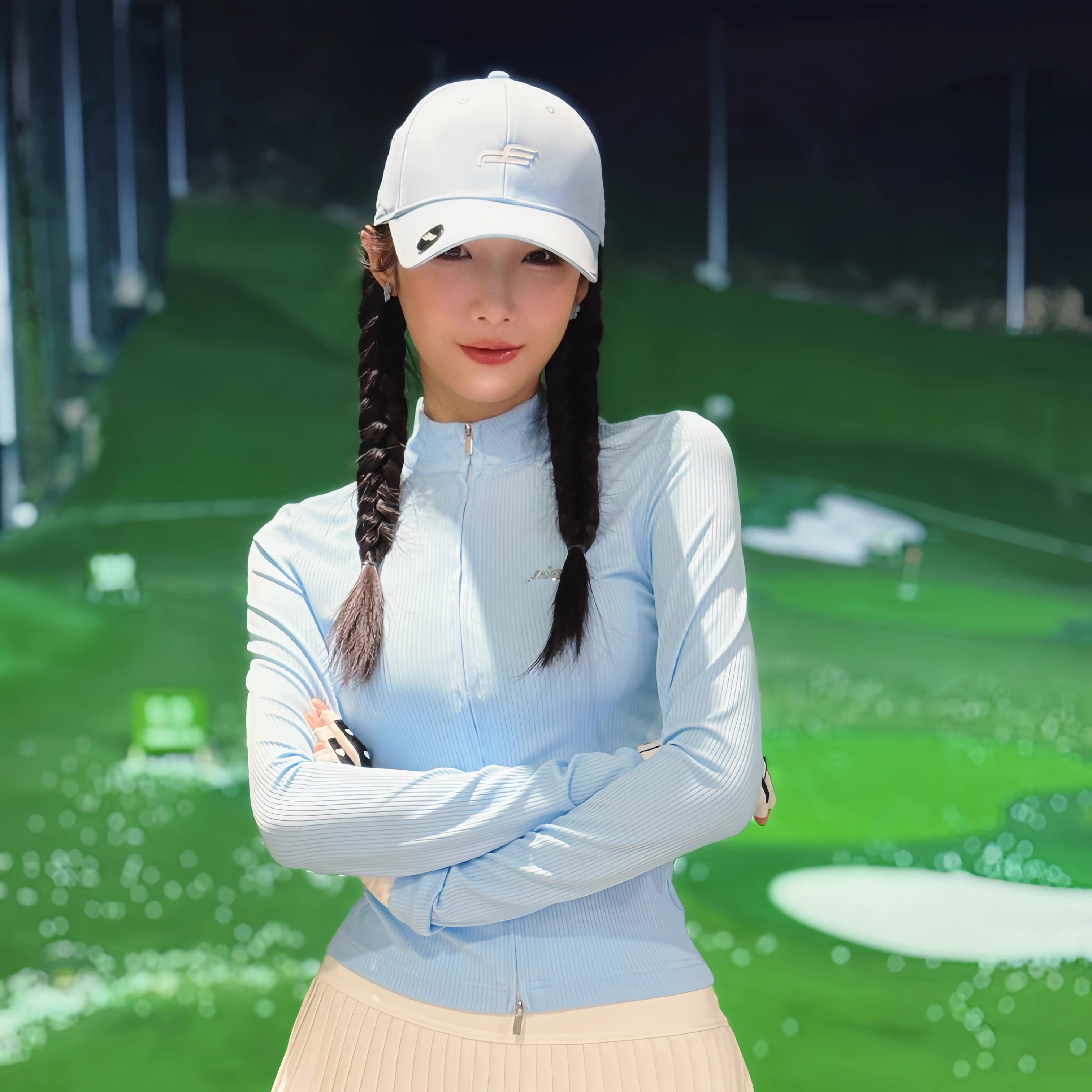 PE轻奢高尔夫球帽男透气速干 专业运动网球帽 遮阳防晒帽可调节