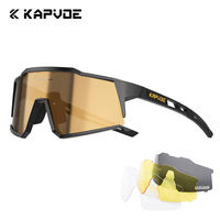 KAPVOE cycling glasses, professional outdoor mountaineering goggles, windshields for both men and women, color-changing, myopia protection and windproof thumbnail 4