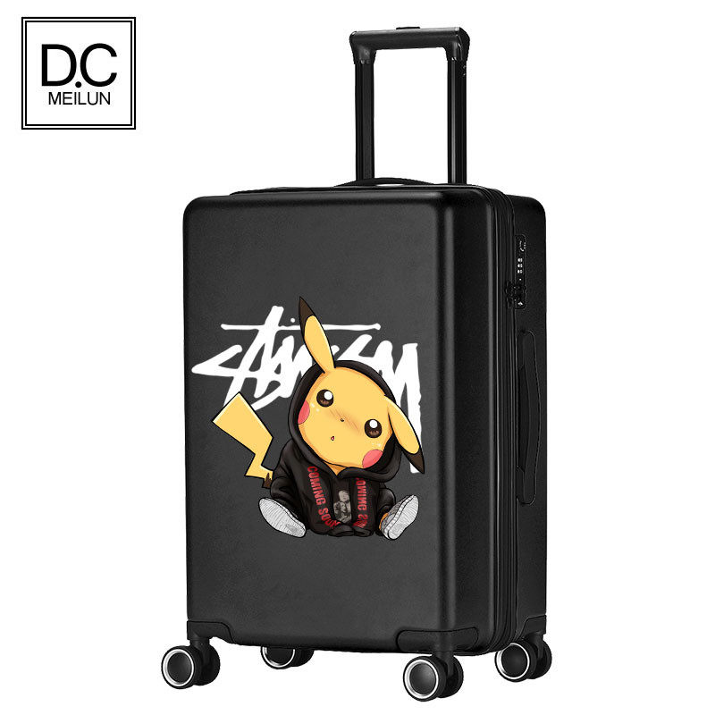 皮卡丘行李箱男女结实耐用20寸小型加厚拉杆箱26旅行箱子万向轮24