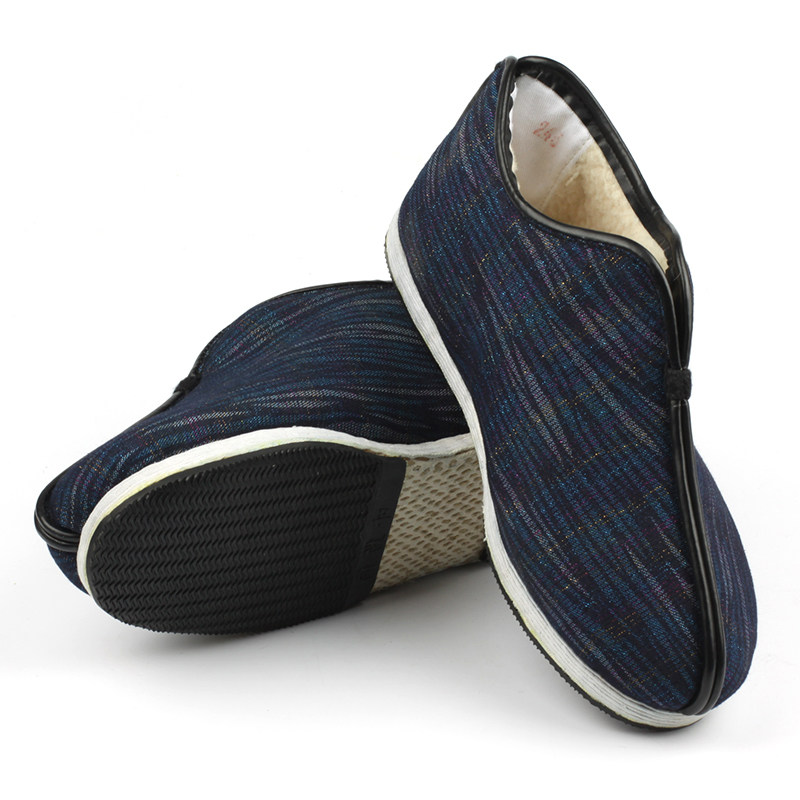 同升和老北京布鞋千层底女棉鞋保暖手工棉鞋透气防滑