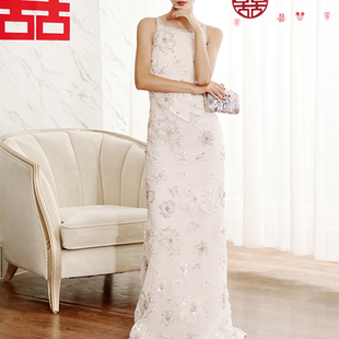 闪耀银河 CASTLE 私人量身定制高定结婚礼服 新娘婚纱长裙 ROSE